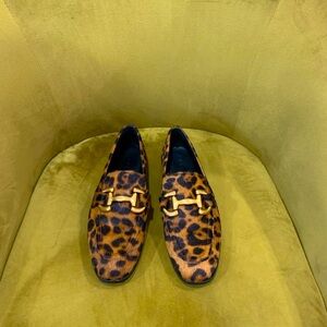 Boden Iris Snaffle Loafers: Leopard Print
